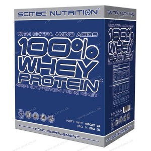 100% Whey Protein nasáčkovaný - Scitec Nutrition - Mix / 60 x 30 g