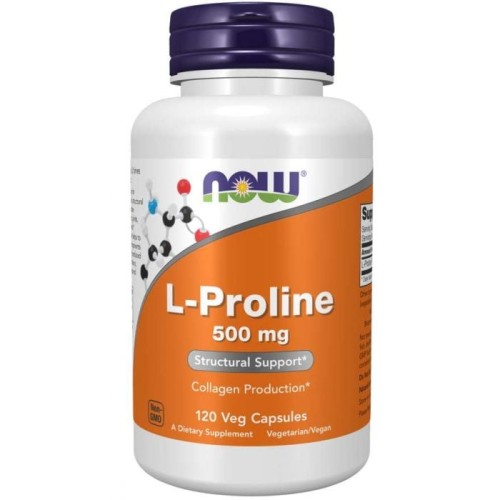 L-Prolín 500 mg - NOW Foods
