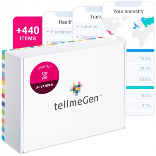 Pokročilý DNA Test Kit - tellmeGen