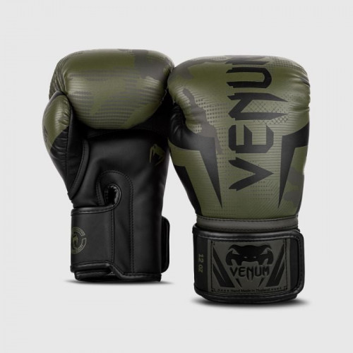 Boxerské rukavice Elite Khaki Camo - Venum
