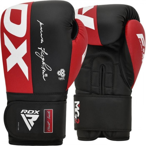 Boxerské rukavice F4 HOOK & LOOP Red - RDX