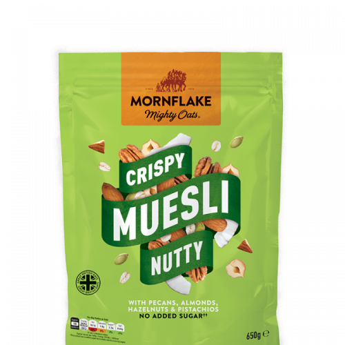 Chrumkavé Müsli Nutty 650 g - Mornflake