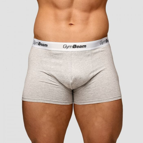 Pánske boxerky Essentials 3Pack Grey - GymBeam