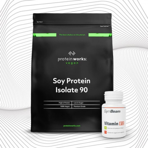 Soy Protein 90 Isolate - The Protein Works + darček