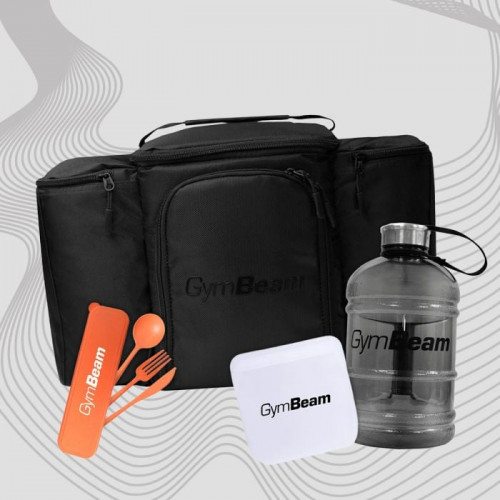 Taška na jedlo Advanced Prep Black - GymBeam + darčeky